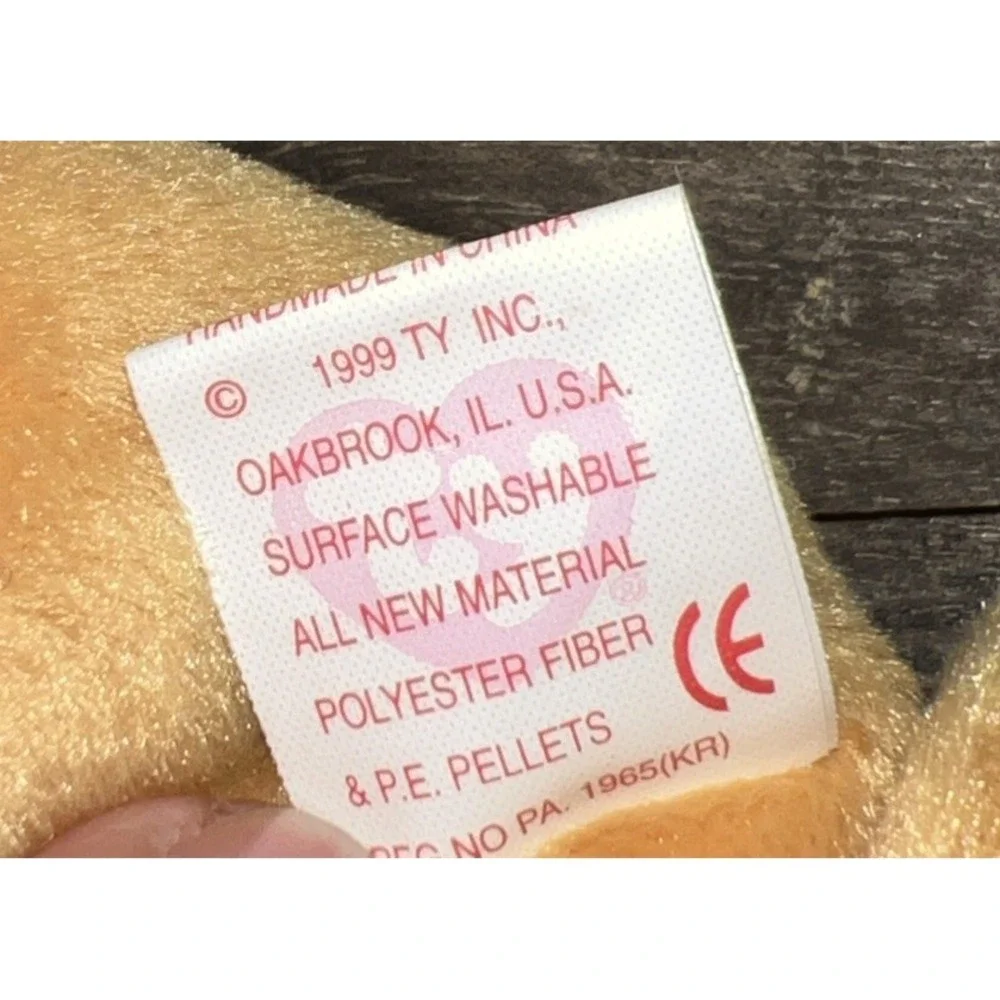 Ty Beanie Baby Hope Bear Kids OS Tan‎ Excellent Praying Retired 1999 4213